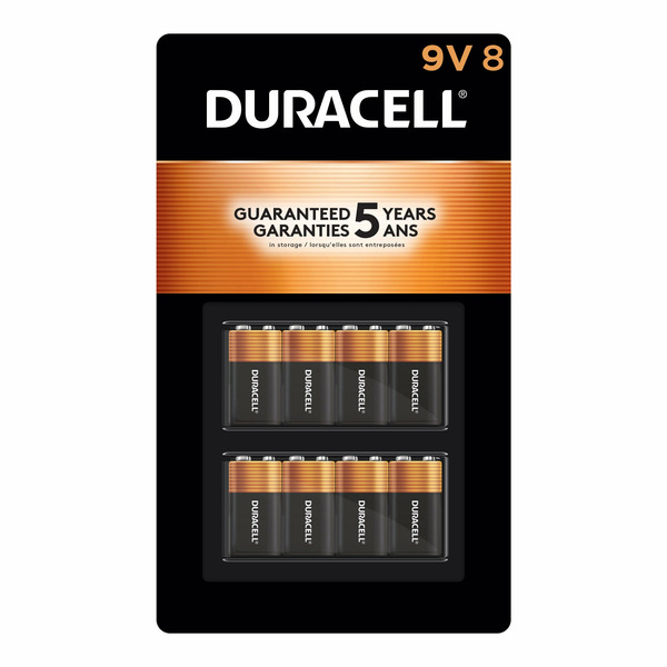 Duracell 9-Volt Alkaline Coppertop Batteries