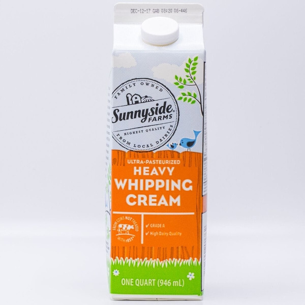 Sunnyside Farms Ultra-pasteurized Heavy Whipping Cream Same-Day