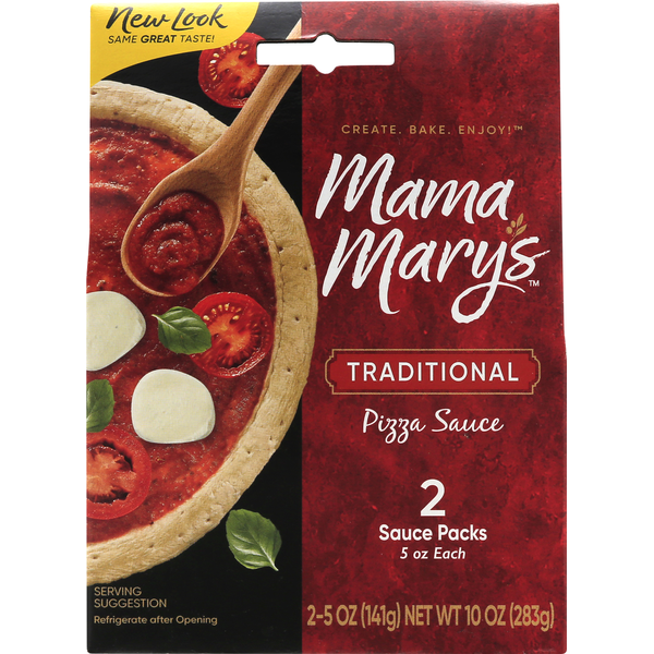 Mama Mary's Pizza Sauce, Traditional, 2 Packs Same-Day Delivery or