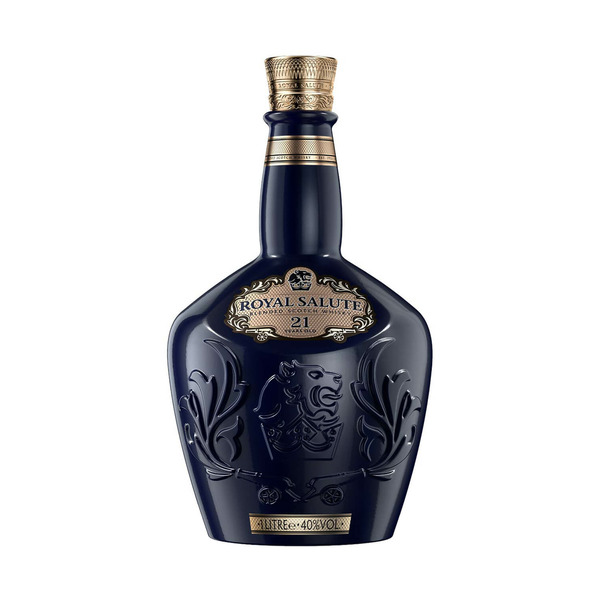 Chivas Brothers  Salute 21年ウイスキー Chivas Bros. Royal Salute 21 Year, Sapphire Flagon
