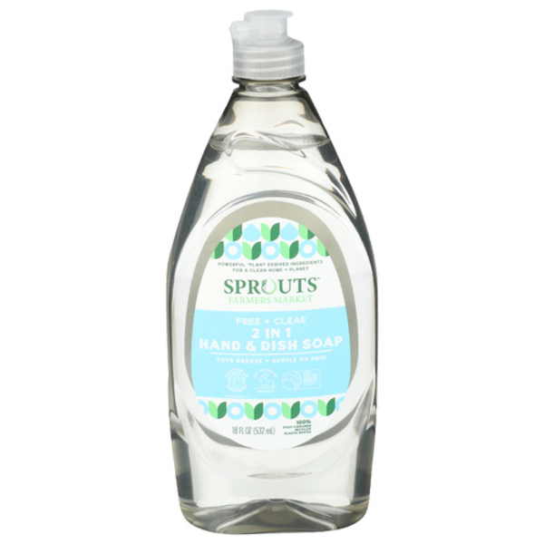 Sprouts Farmers Market Sprouts Free & Clear 2In1 Hand And Dish Soap