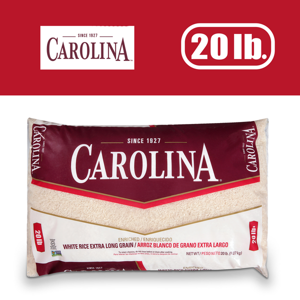 Carolina White Rice, Extra Long Grain, Enriched Same-Day Delivery ...