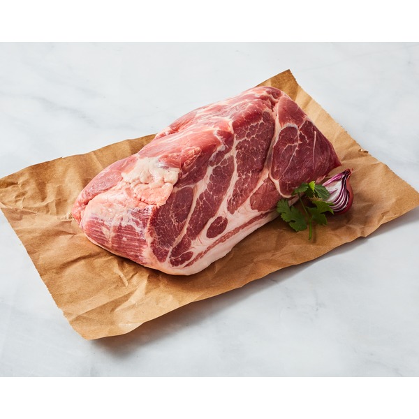 Open Natural Boneless Pork Shoulder Blade Roast