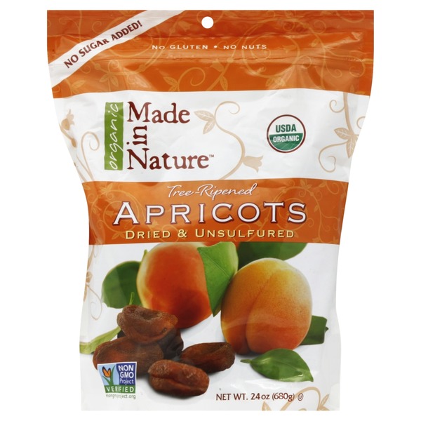 Made In Nature Apricots, Organic, Dried