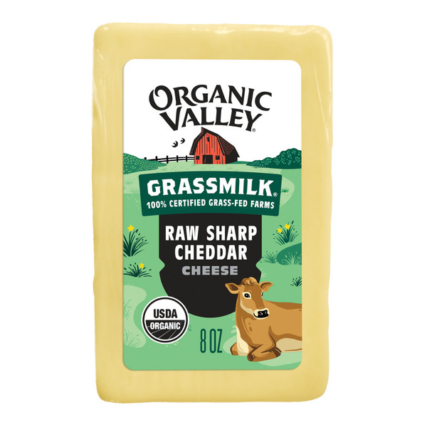 Organic Valley® Grassmilk Raw Organic Sharp Cheddar Cheese