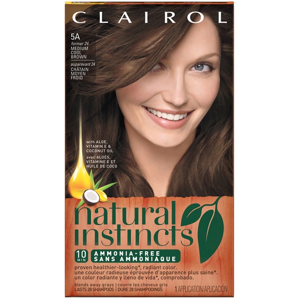 Clairol Natural Instincts 5a Medium Cool Brown Each Instacart