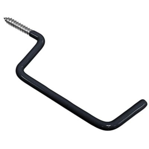 Hillman 20 lb. 6 in. Ladder Hook, Black Vinyl