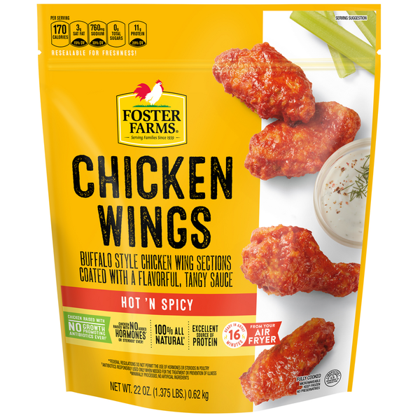Foster Farms Hot 'N Spicy Chicken Wings