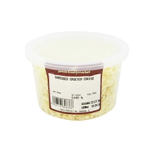 Pete's Fresh Market Shredded Gruyere Cheese (1 lb) Instacart