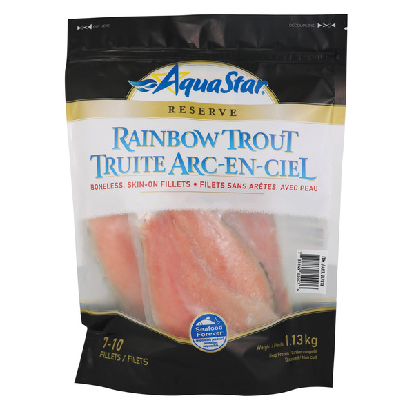 Aqua Star Reserve Boneless Skin-on Rainbow Trout Fillets