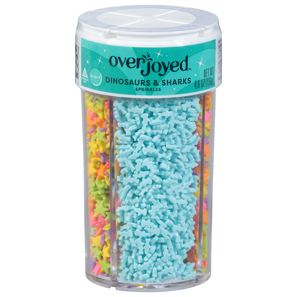 Overjoyed Sprinkles, Dinosaurs & Sharks, 4-in-1