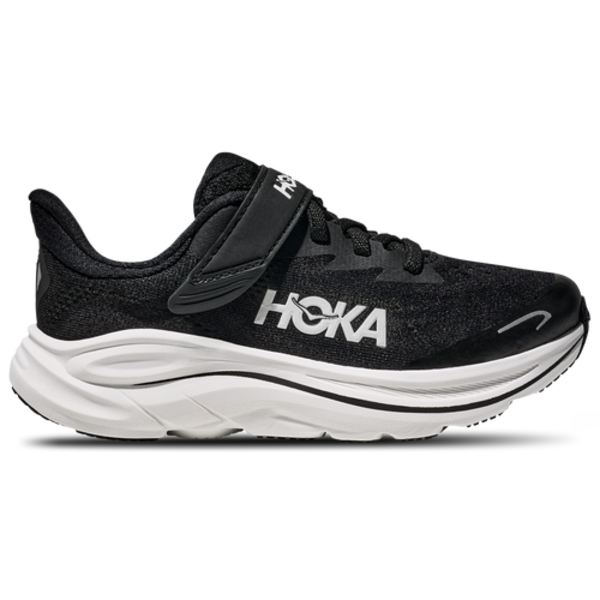 Hoka Kids' Preschool Clifton 10 Shoes, Size 2.5, Medium/D - Black/White