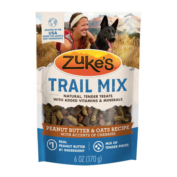 Zuke's Zuke’s Trail Mix Pet Treats For Dogs of All Sizes, Soft Dog Treats With Real Peanut Butter and Oats Recipe