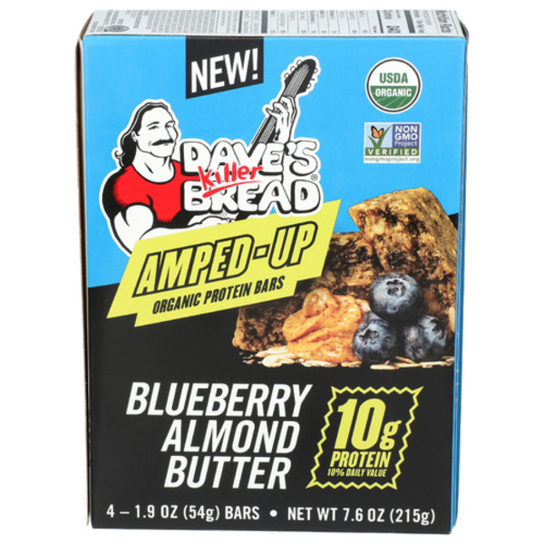 Dave Sarkys - News Power エクスペリメンタル Dave's Killer Bread Organic Blueberry Almond Butter Protein Bars 4
