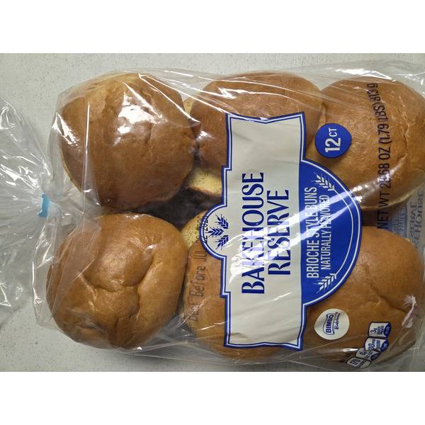 Brioche Style Bread Buns, 4" - 12 ct