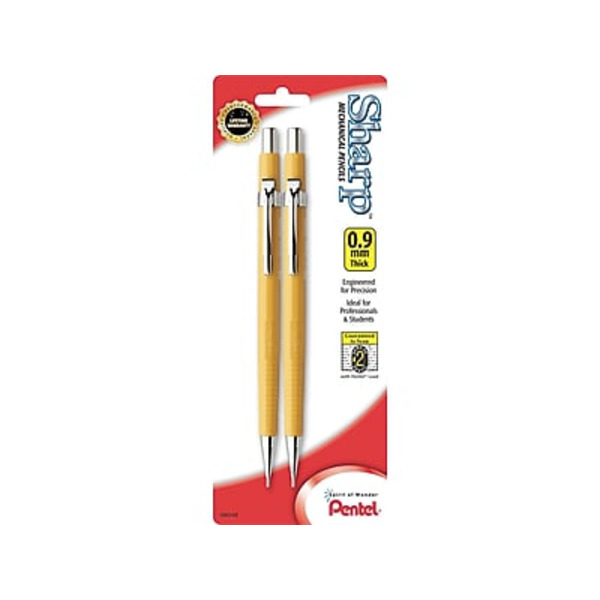 Pentel P209BP2-K6 No. 2 Medium Lead Sharp Mechanical Pencils