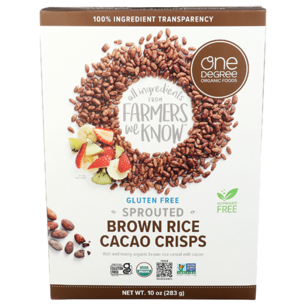 One Degree Organic Cacao Brown Rice Crisps