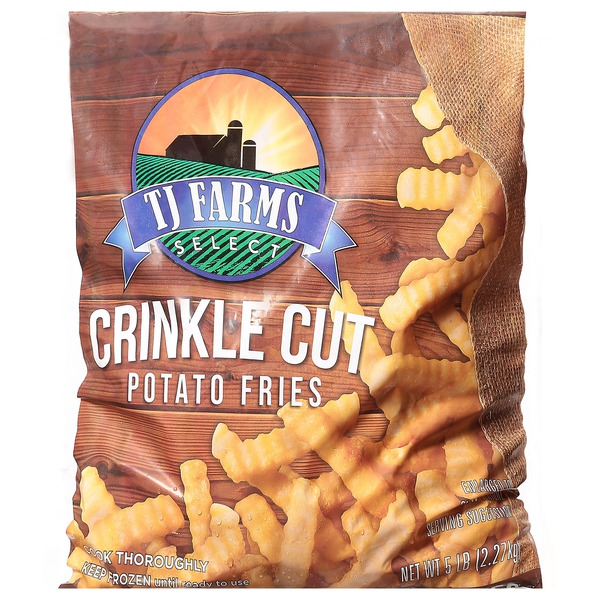 TJ Farms Potato Fries, Crinkle Cut Same-Day Delivery or Pickup