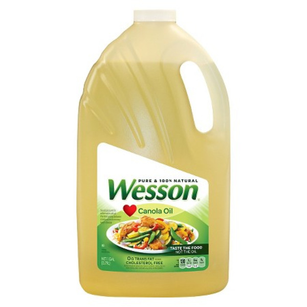 Wesson - Canola Oil - 4/gallons