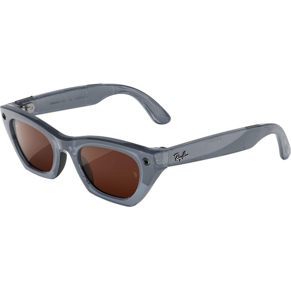 Ray-Ban Meta Zena Gen 3 AI Smart Glasses With Camera, Transitions Copper - Milky Grey Lilac