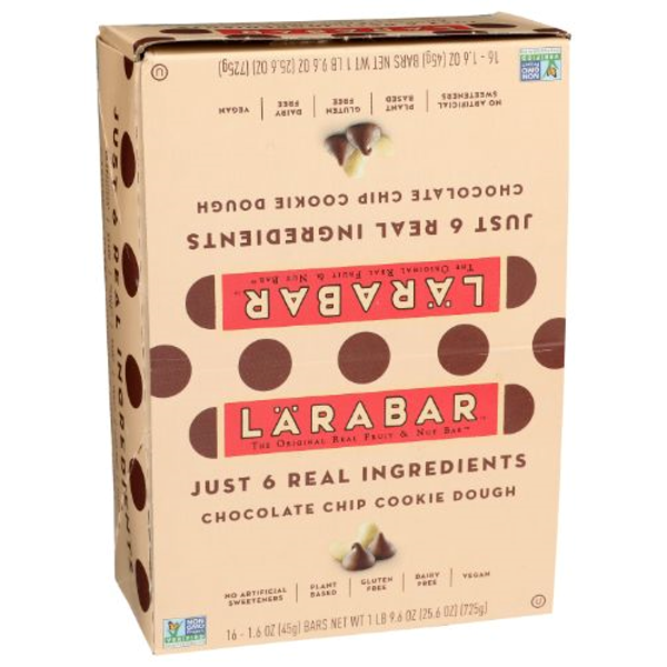 Larabar Chocolate Chip Cookie Dough Bar Case 16 Pack