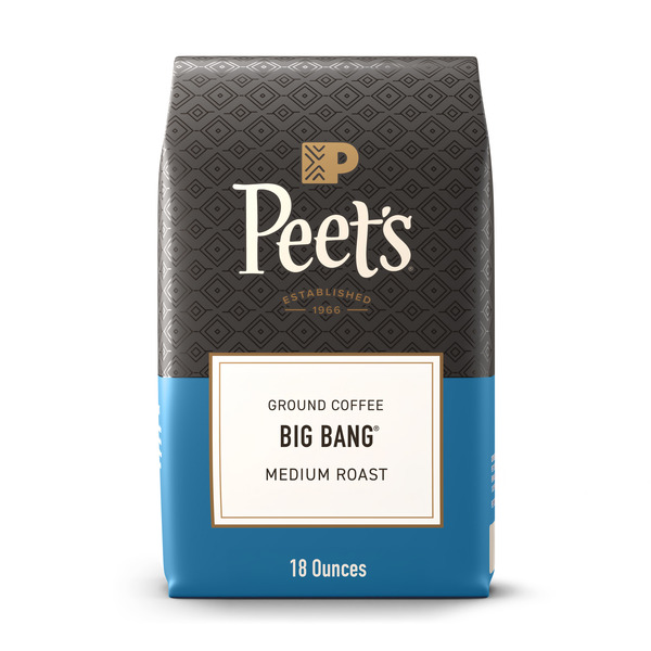 Peet's Coffee Big Bang, Medium Roast Ground Coffee, Bag