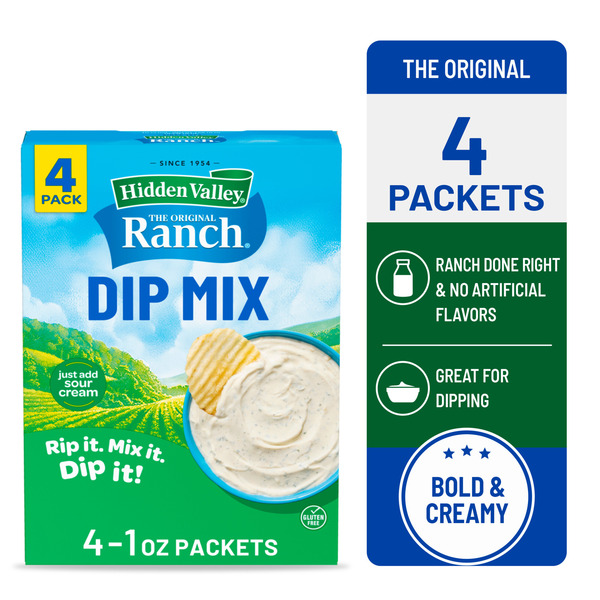 ranch dressing packet sour cream Hidden Valley Original Dip Mix Same-Day Delivery or Pickup Buttermilk ranch Color:Earthy brown YGroup_AW-PD-10263 Shadow Stripe Over the 10 ounces of chopped