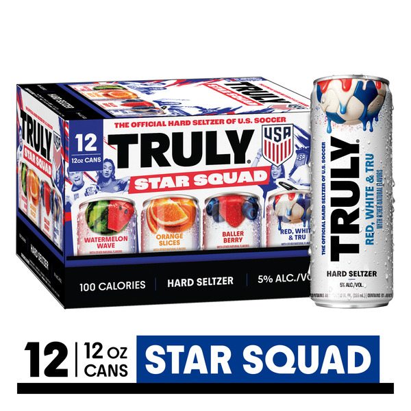 Truly Hard Seltzer Star Squad Variety (12 fl. oz. Can, 12pk.) Same
