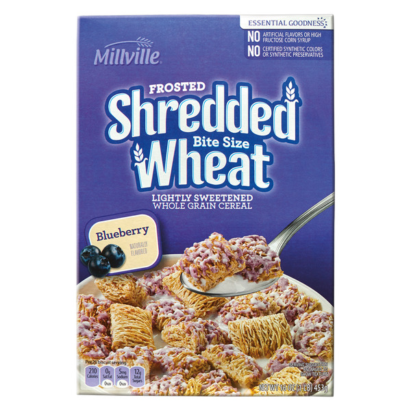Millville Blueberry Frosted Shredded Wheat
