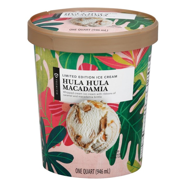 Publix Premium Ice Cream, Hula Hula Macadamia (1 qt) Instacart