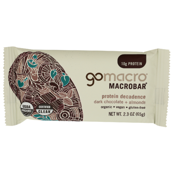 Gomacro Dark Chocolate   Almonds Protein Bar