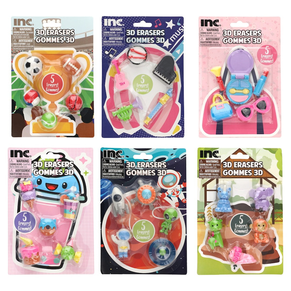 Inc. ClipClick 3D Erasers Same-Day Delivery | Dollar Tree