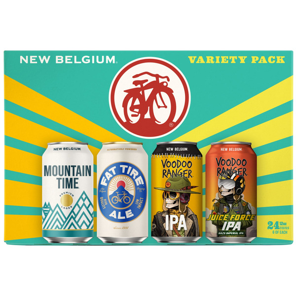 Costco New Belgium Brewing Spring Variety Pack, 12 fl oz, 24-count