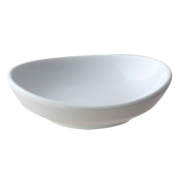 Thunder - Round Saucer, 2 oz , White Melamine