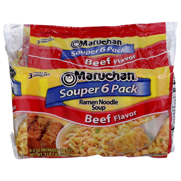 Maruchan Souper Ramen Noodle Soup, Beef Same-Day Delivery or