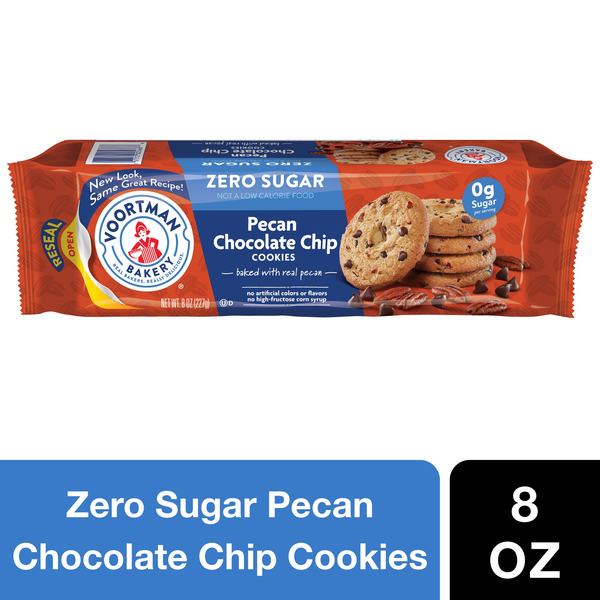 Voortman Bakery Bakery Zero Sugar Pecan Chocolate Chip Cookies