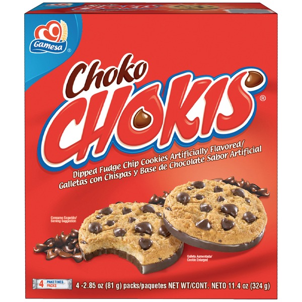 Gamesa Dipped Fudge Chip Cookies Choko Chokis (2.85 oz) Instacart