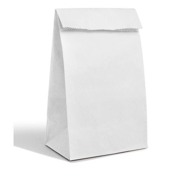 Duro - 2lb White Paper Bags - 500 ct Pack