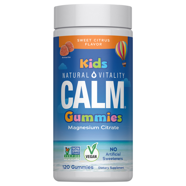 Natural Vitality Kids Sweet Citrus Flavor Magnesium Citrate Same