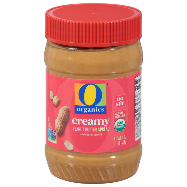 O Organics Peanut Butter Spread, Creamy