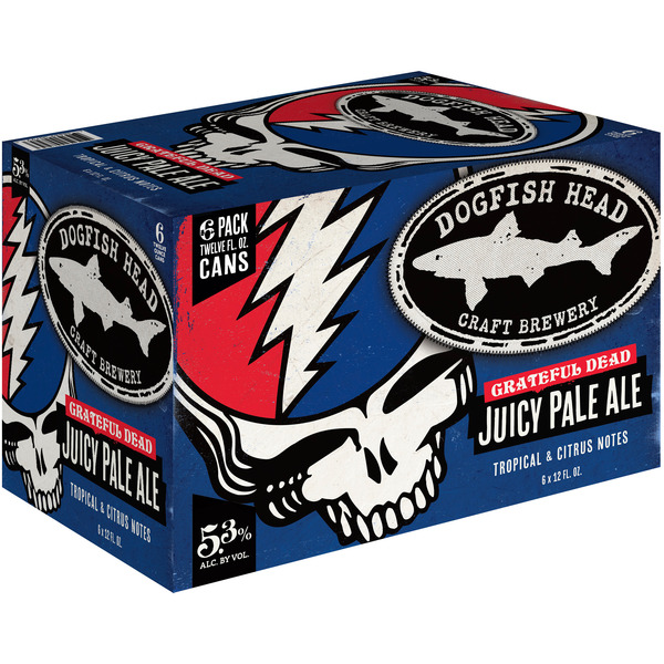 Dogfish Head Grateful Dead Juicy Pale Ale (12 fl. oz. Can, 6pk