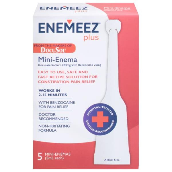 Enemeez Plus Constipation Pain Relief, Mini-Enema Same-Day Delivery or ...