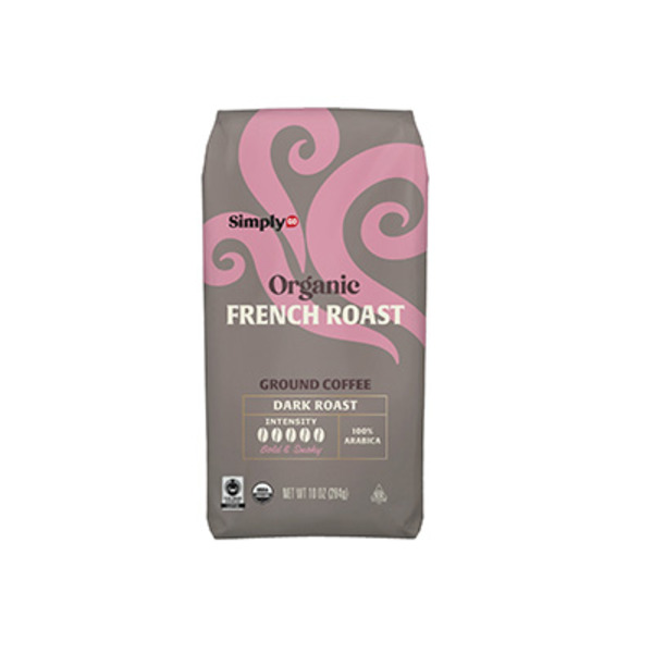 SimplyGO Organic French Roast Ground Coffee