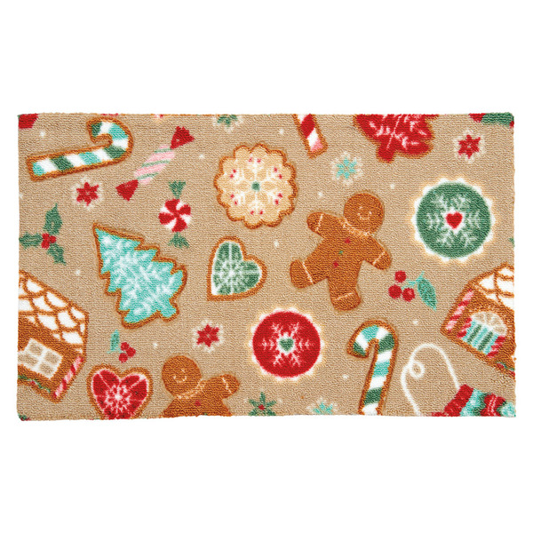 ALDI Merry Moments Cookies Holiday Artisan Rug Same-Day Delivery or ...