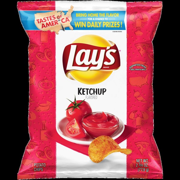 Lay's Ketchup Potato Chips (2.75 oz) Instacart
