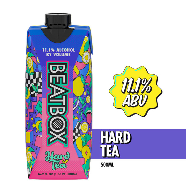 BeatBox Hard Tea Wine Cocktail, 11.1% Abv, 500 Ml Tetra Pak Same