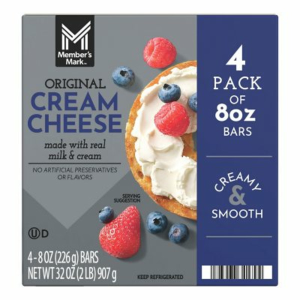 Sam's Club Member’s Mark Original Cream Cheese Bars Same-Day Delivery ...