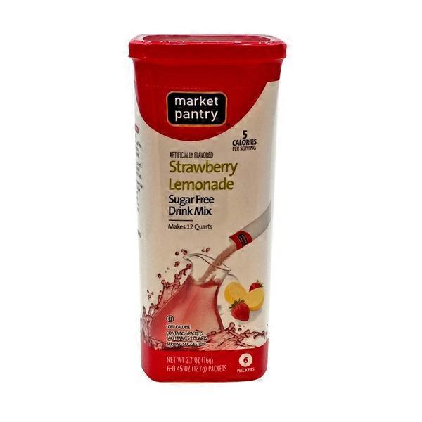 Market Pantry Drink Mix, Strawberry, Lemonade (2.7 oz) Instacart