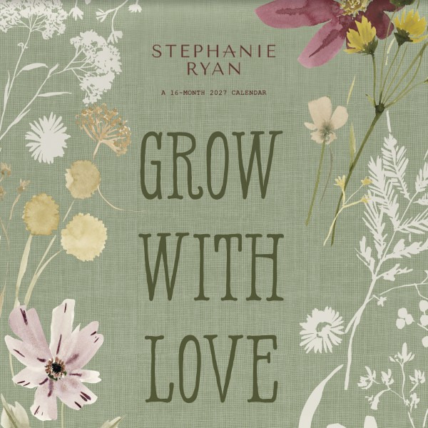Date Works Grow With Love 2027 16-Month Wall Calendar, 12 x 12 in