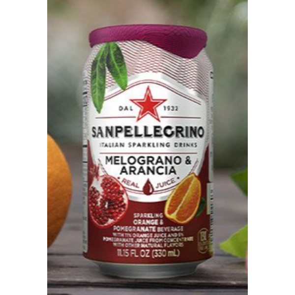 San Pellegrino - Melograno & Arancia, Orange & Pomegranate - 330 Ml  24/